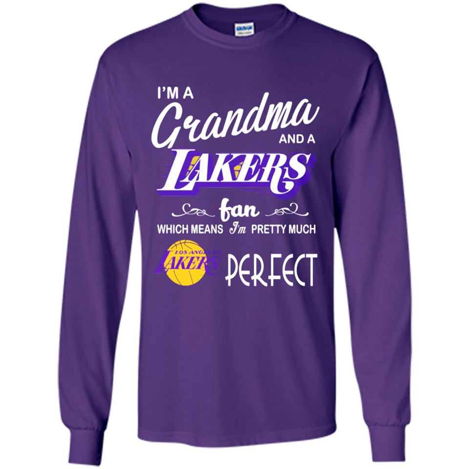 I'M A Grandma And A Los Angeles Lakers Fans