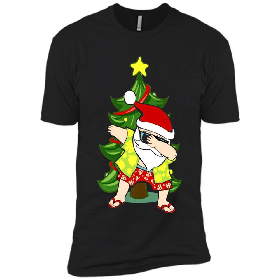 Dabbing Santa Christmas In July - Premium Short Sleeve T-Shirt