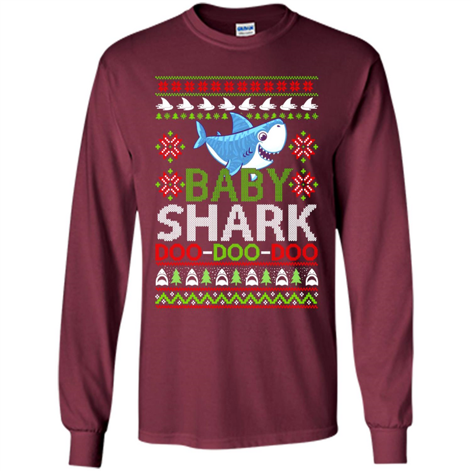 Baby shark Doo Doo Doo Christmas - Long Sleeve T-Shirt