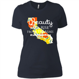 Paradise California Strong Camp Fire Youth T-Shirt PINGPONG - Ladies' Boyfriend T-Shirt