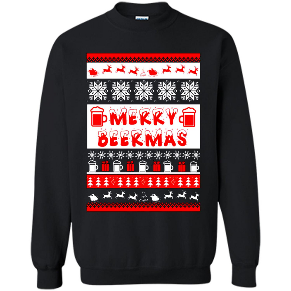 Merry Beermas Christmas sweater PINGPONG