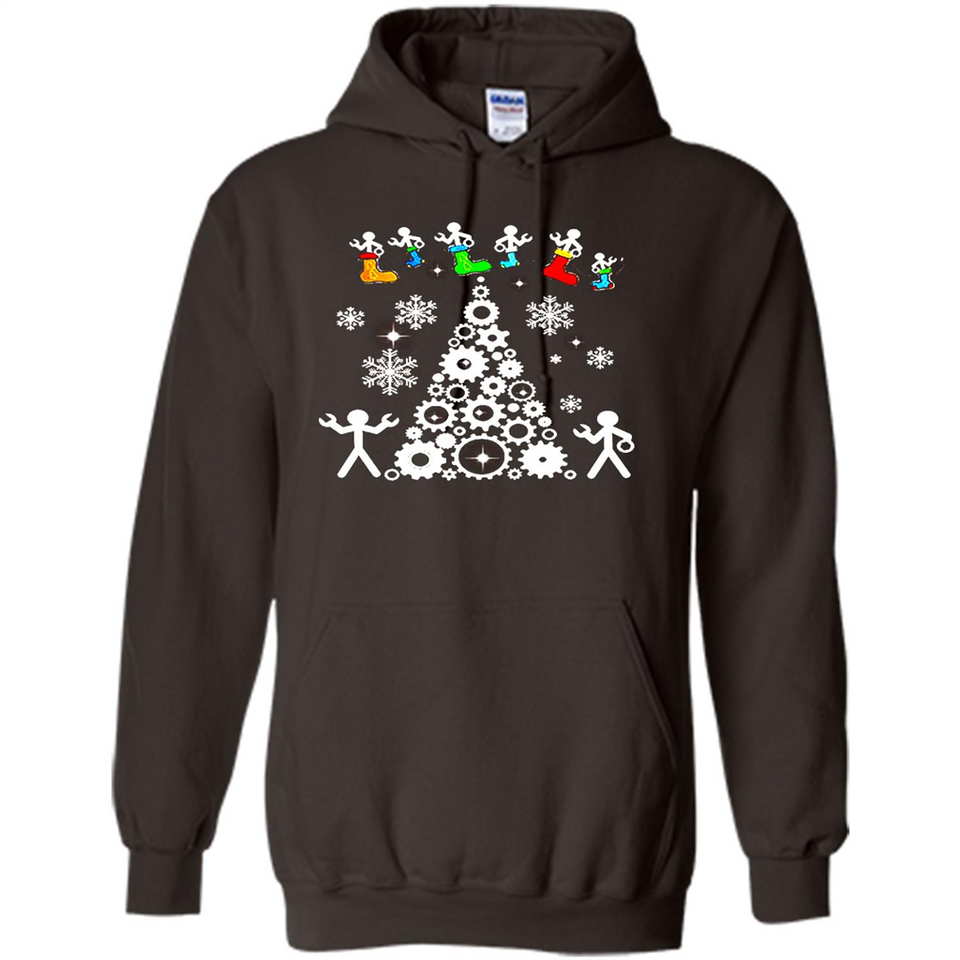 Funny Mechanics Ugly Christmas 2018 - Hoodie