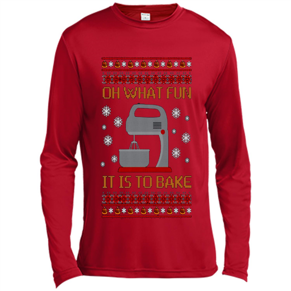 Oh What Fun It Is To Bake Ugly Christmas sweater Sweater PINGPONG