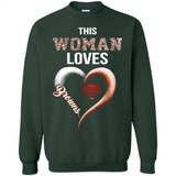 This Woman love Browns NFL football team - Sweatshirt