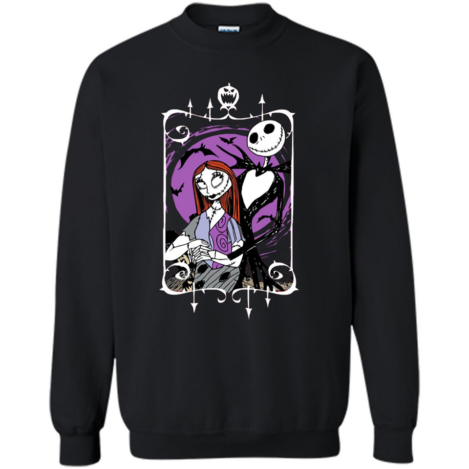 Disney Nightmare Before Christmas Jack And Sally T-Shirt - Sweatshirt