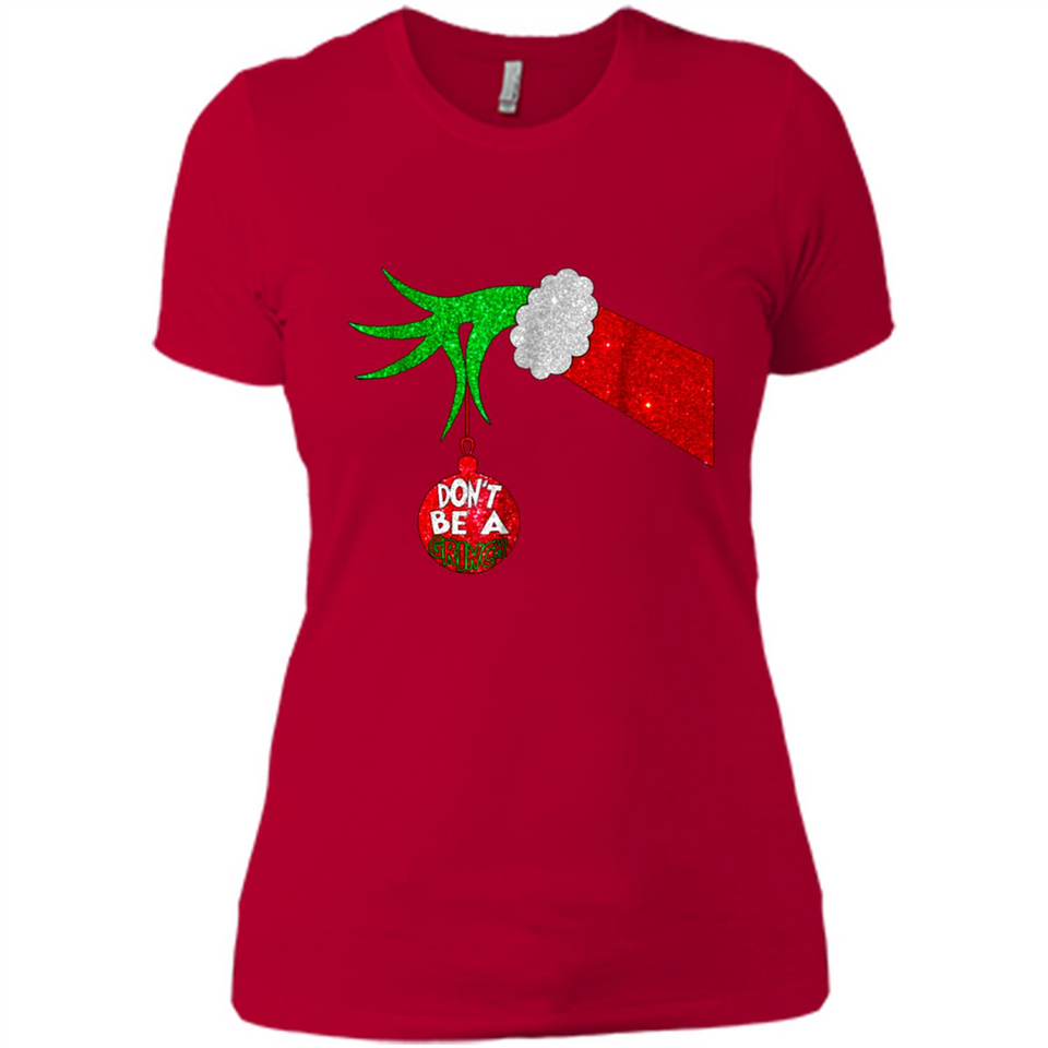 GRINCH HAND HOLDING CHRISTMAS ORNAMENT - DON'T BE A GRINCH PINGPONG