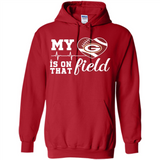 Green Bay Packers Football My Heart is on that Field - Hoodie