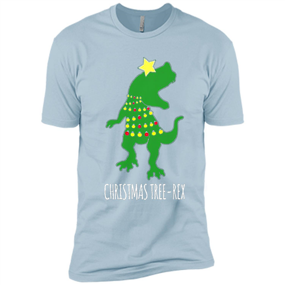 Christmas Tree Rex - Premium Short Sleeve T-Shirt