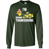 I'm Digging Thanksgiving Cute Turkey Tractor