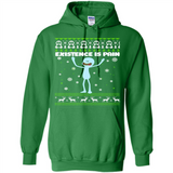 Mr Meeseeks Xistence Is Pain Ugly Christmas - Hoodie
