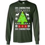 Oh Chemistree, Oh Chemistree Christmas Ugly Sweater - Long Sleeve T-Shirt