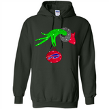 GRINCH HAND HOLDING BUFFALO BILLS GLITTER CHRISTMAS PINGPONG