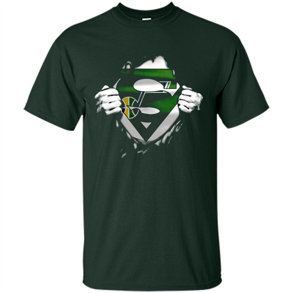 Utah Jazz And Superman Fans - Shirt