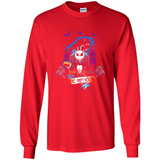 Carolina Panthers Halloween The Nightmare Before Christmas - Long Sleeve T-Shirt