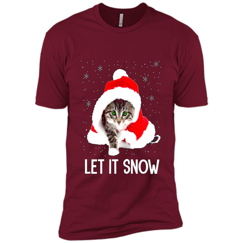 Let It Snow Cat Christmas sweater PINGPONG