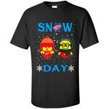 Snow Day Shirt For Detroit Red Wings Vs Minion Fans pingpong