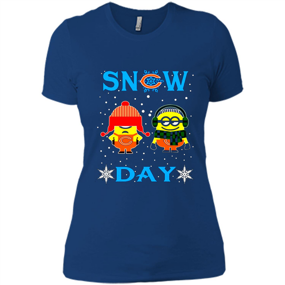 Snow Day Shirt For Chicago Bears Vs Minion Fans pingpong