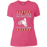 Motocross oh what fun it is to ride Christmas sweater PINGPONG