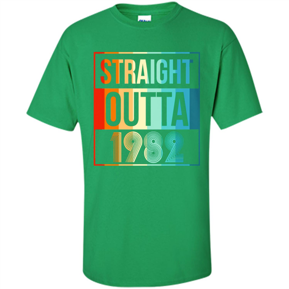 Retro Straight Outta 1982 36 Years Old - Shirt