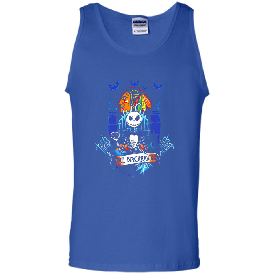 Chicago Blackhawks Halloween The Nightmare Before Christmas - Tank Top
