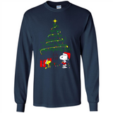Snoopy Christmas Tree T-Shirt - Long Sleeve T-Shirt