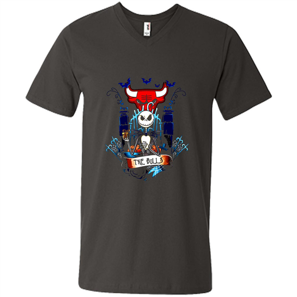 Chicago Bulls Halloween The Nightmare Before Christmas - Men's V-Neck
