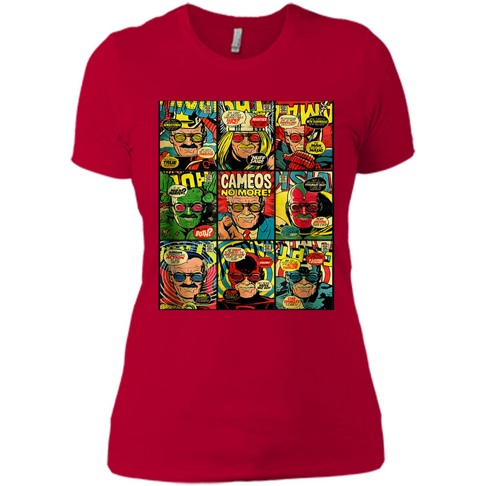 Stan Lee Cosplay Superheroes Shirt Ladies' Boyfriend