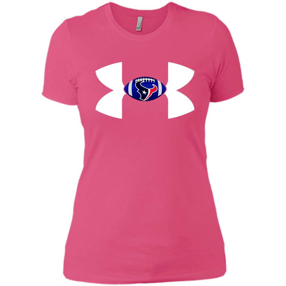 Houston Texans Under Armour Logo - Ladies' Boyfriend T-Shirt