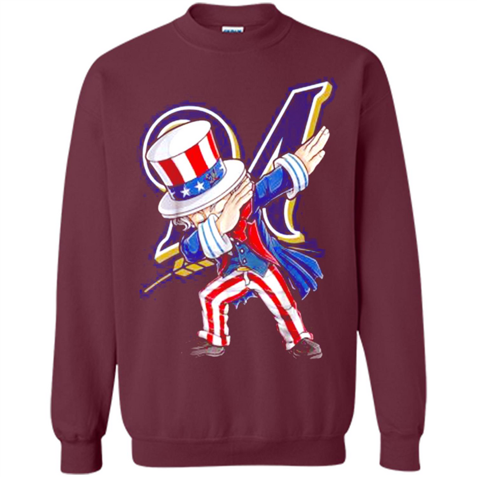 MLB MILWAUKEE BREWERS UNCLE SAM DABBING INDEPENDENCE DAY