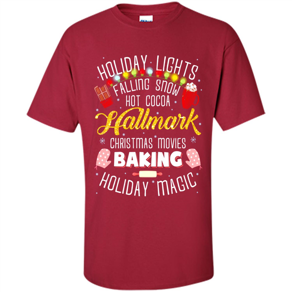 Holiday Lights Falling Snow Hot Cocoa Hallmark Christmas movie
