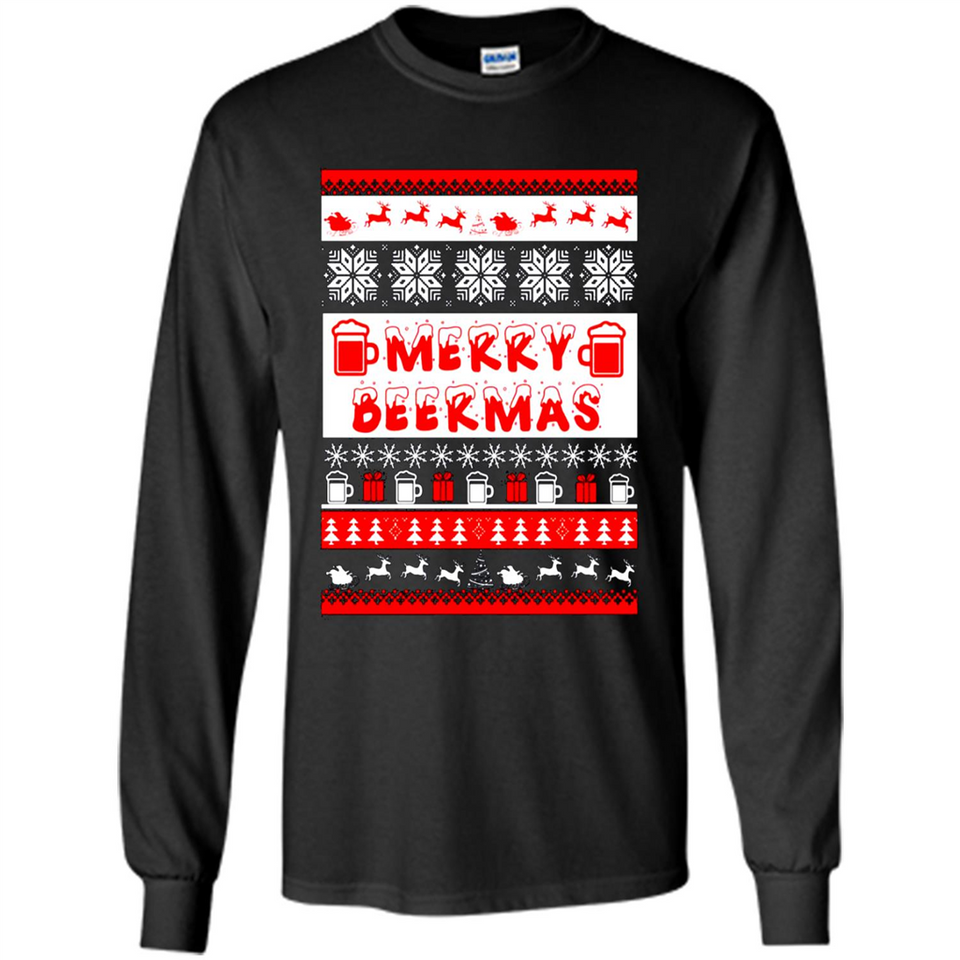 Merry Beermas Christmas sweater PINGPONG