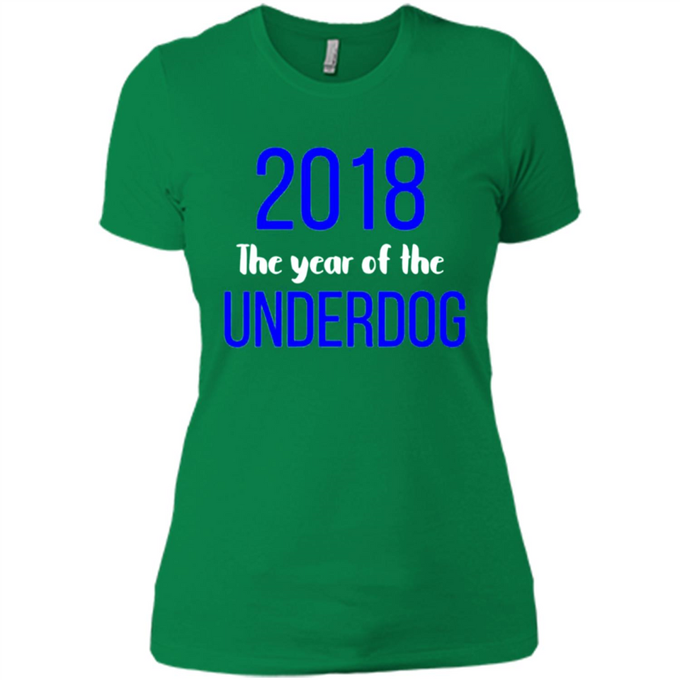 2018 The Year of the underdog tee - Ladies' Boyfriend T-Shirt