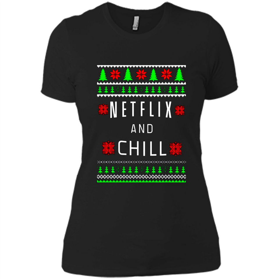 Netflix And Chill Christmas sweater PINGPONG