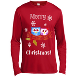 Cute Christmas Shirt Merry Christmas Snowflakes Owls Nest