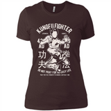 Kungfu Martial Arts Fight Apparel - Ladies' Boyfriend T-Shirt