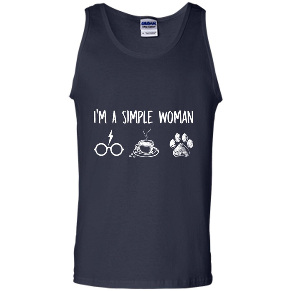 I’m Simple Woman Like Harry Potter, Coffee and Dog