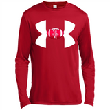 Houston Rockets Under Armour Logo - Canvas Long Sleeve T-Shirt