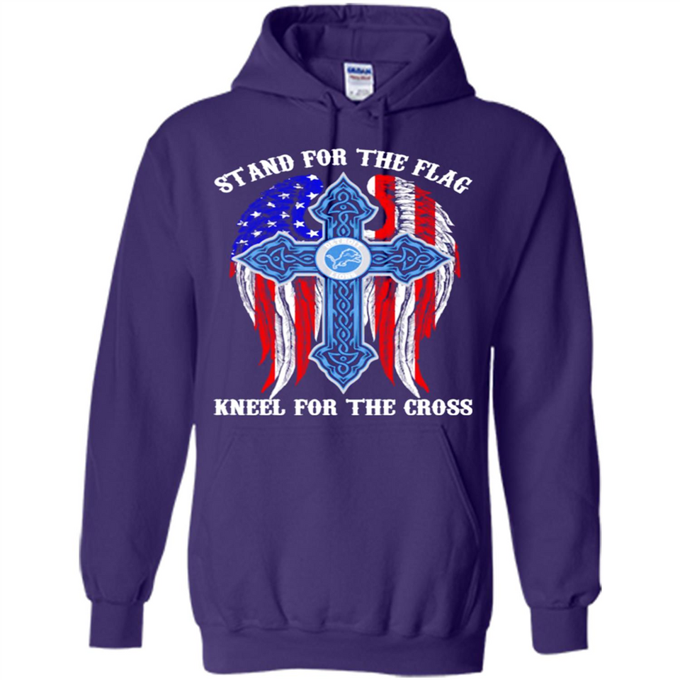 Detroit Lions - stand for the flag kneel for the cross