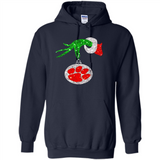 Amazing tee Clemson Tigers Glitter Grinch Monogram Ornament Christmas Gift - Hoodie