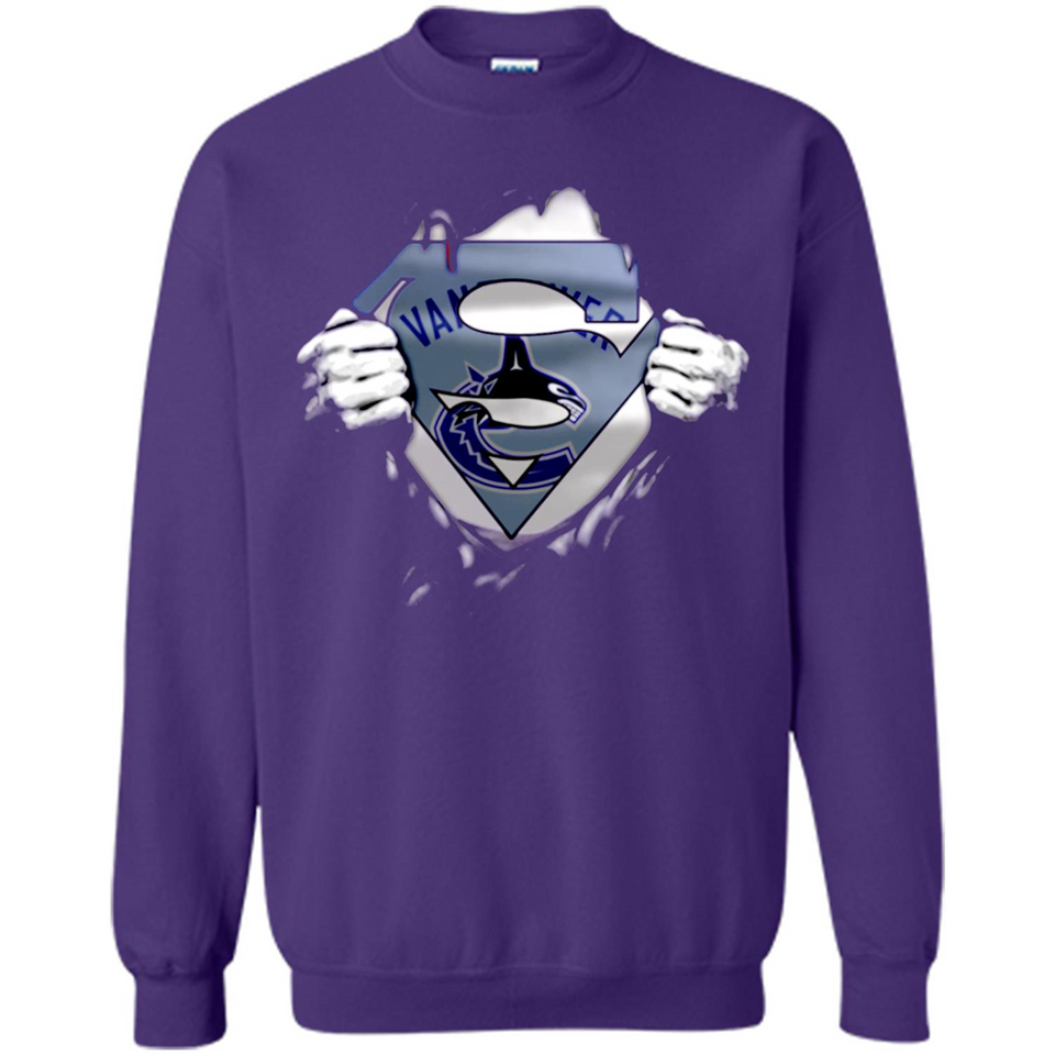 Vancouver Canucks And Superman Fans - Sweatshirt