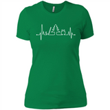 Heartbeat Christmas Tree T-shirt Funny Xmas Costume