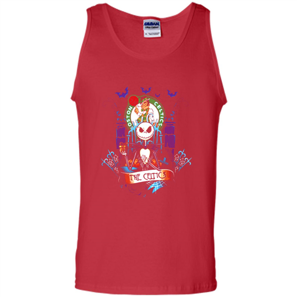 Boston Celtics Halloween The Nightmare Before Christmas - Tank Top