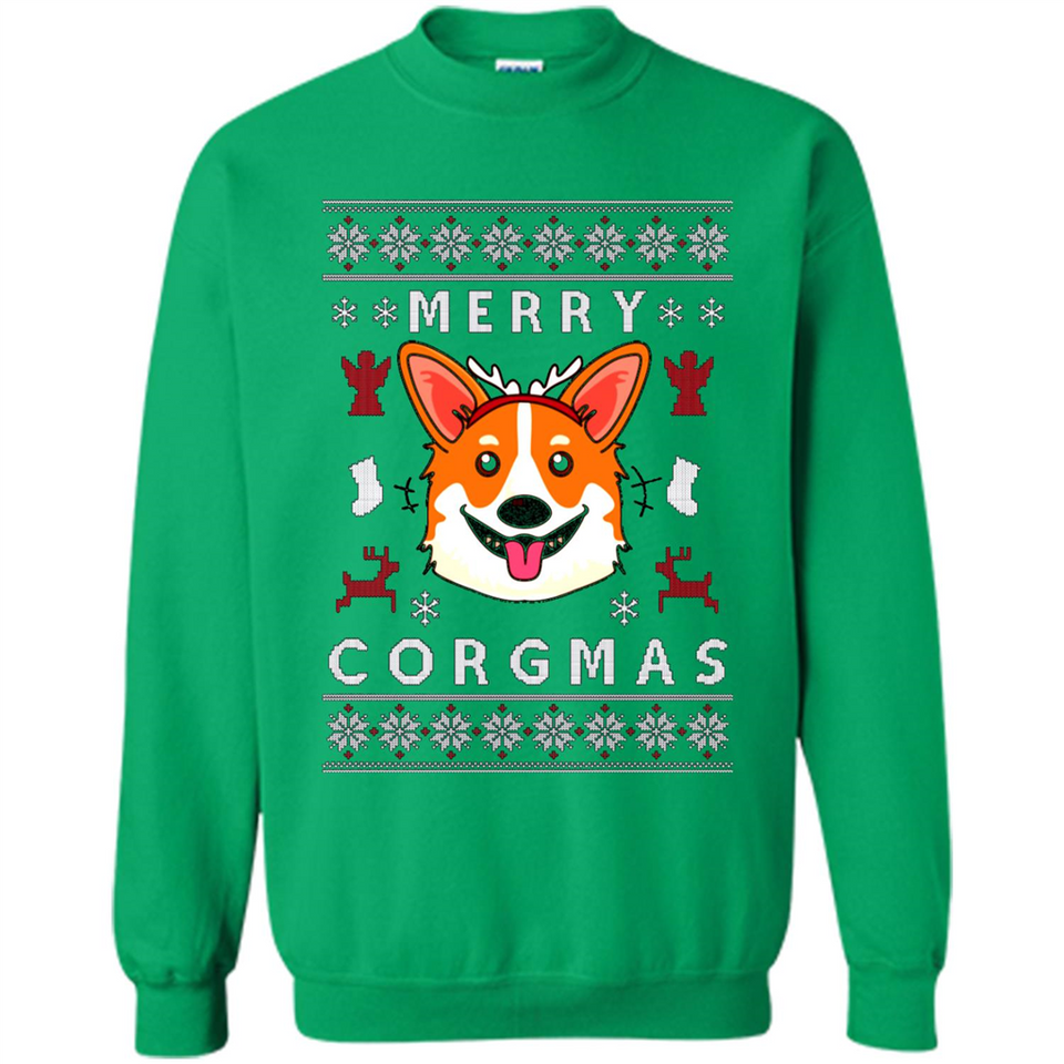 Merry Corgmas Christmas Corgi Christmas Sweatshirt 1 PINGPONG