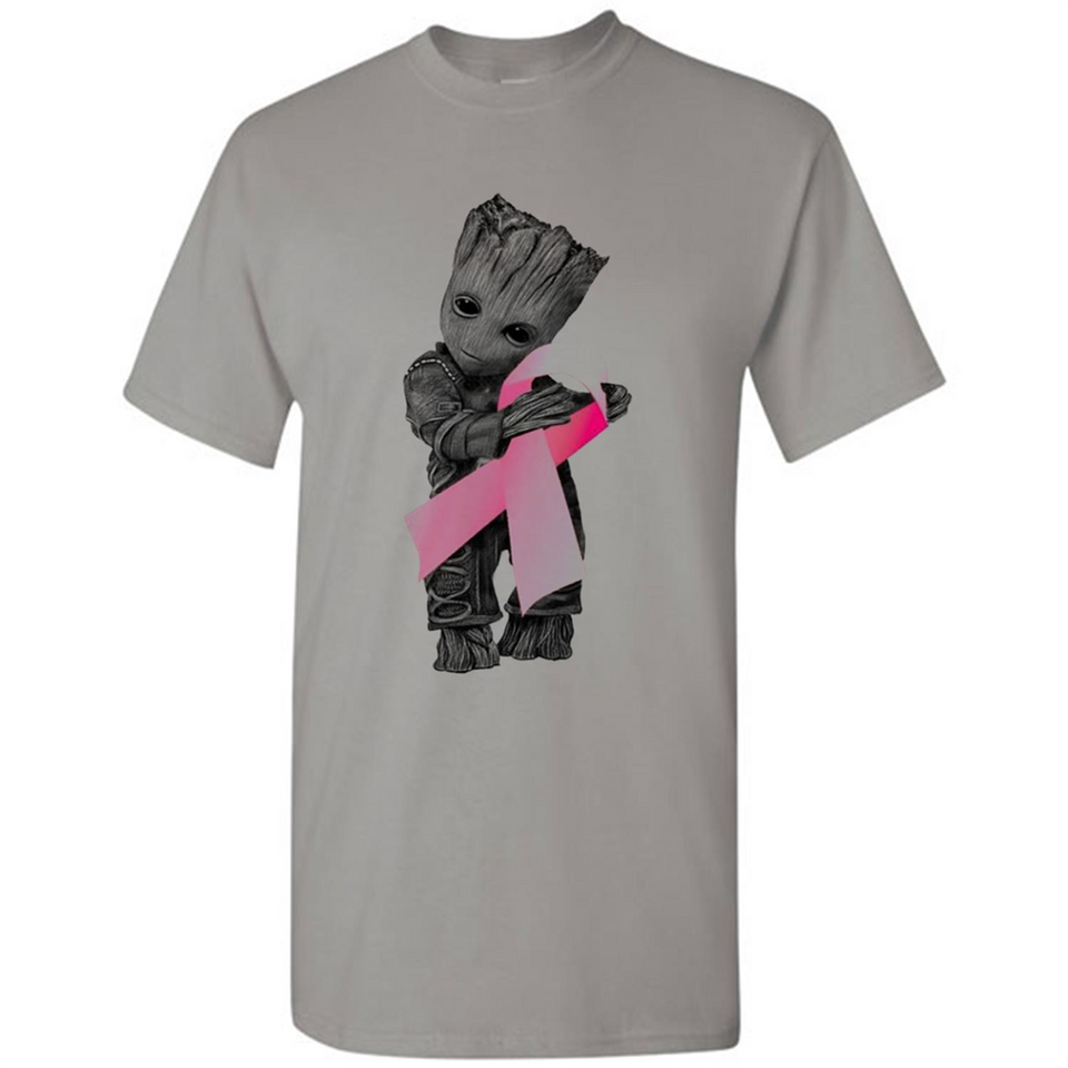 Groot Hug Breast Cancer - Shirt