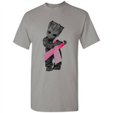 Groot Hug Breast Cancer - Shirt