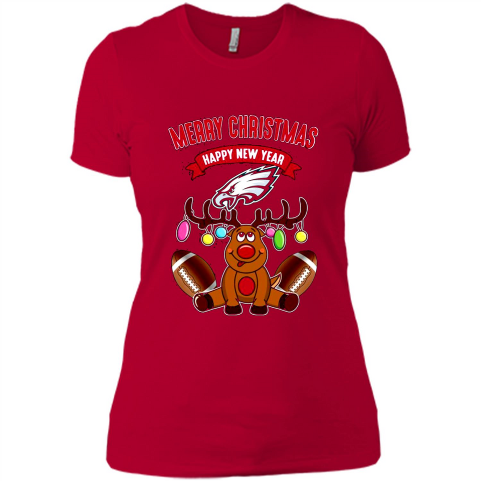 Philadelphia Eagles NFL Reindeer Funny Merry Christmas And Happy New Year