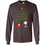 Snoopy Christmas Tree T-Shirt - Long Sleeve T-Shirt