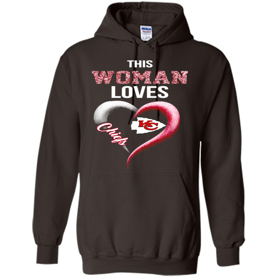 This Woman love Chiefs NFL football team - Hoodie