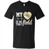 UCF Knights Football My Heart is on that Field - Men's V-Neck