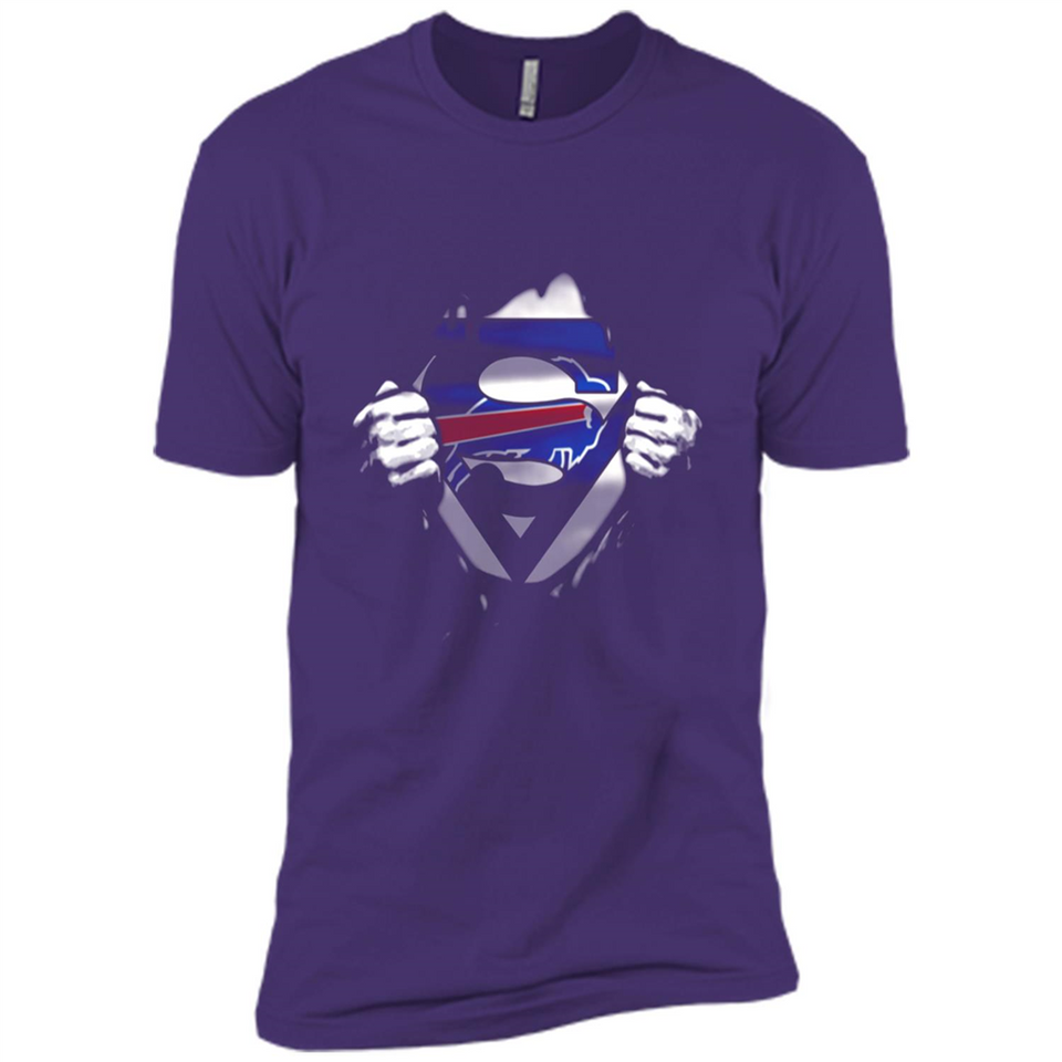 Buffalo Bills And Superman Fans - Premium Short Sleeve T-Shirt